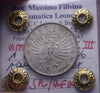 NL* VEIII 1 Lira ARGENTO 1906 AQUILA SABAUDA SPL/QFDC Perizia Filisina Massimo