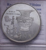 NL* CINA China 5 YUAN ARGENTO SILVER 1992 ETA' DEL BRONZO PROOF come da foto