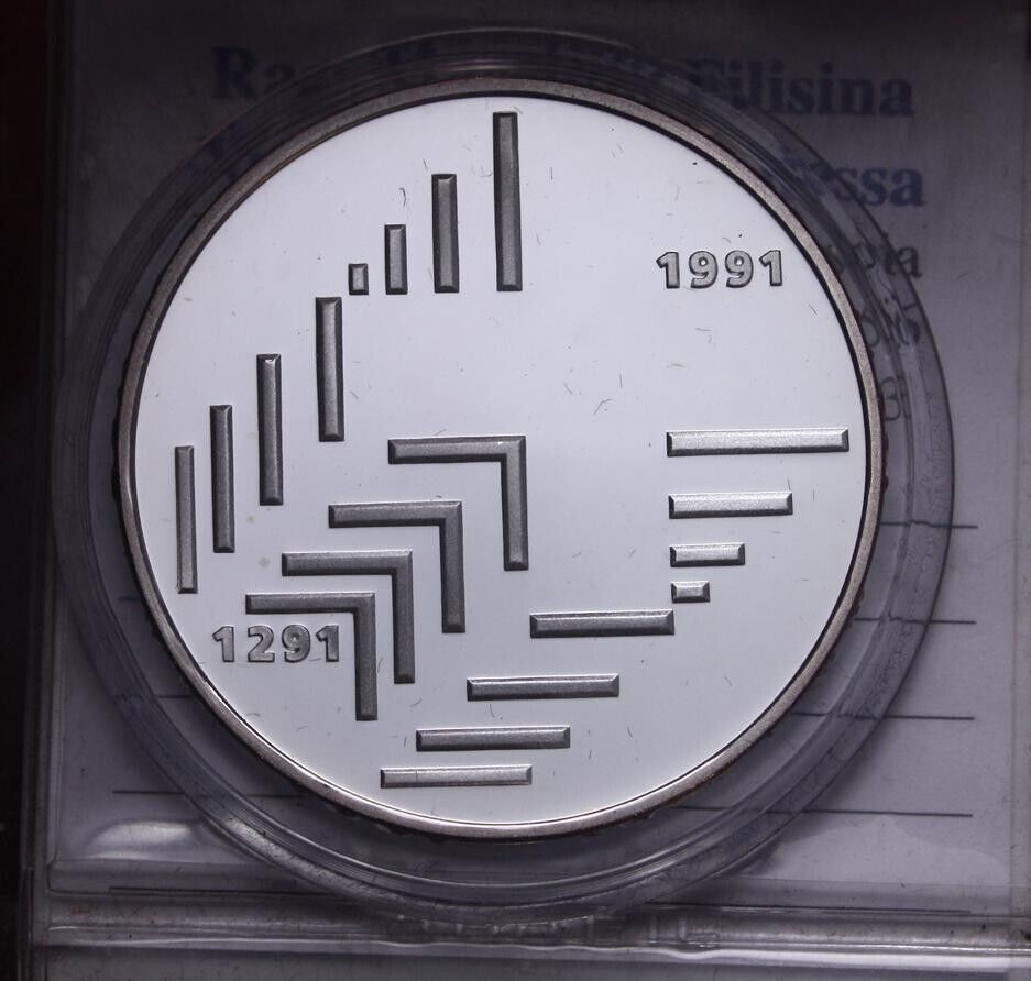 NL* SWITZERLAND CONFEDERATION 20 Francs Silver 1991 700th Confederation PROOF OB