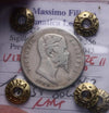 NL* VE II RE ELECTED 1 SILVER LIRA 1859 BOLOGNA RARE Filisina Massimo Appraisal
