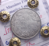 NL* STATO PONTIFICIO PAPA PIO IX 20 BAIOCCHI Argento 1865 SPL Perizia Filisina
