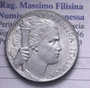 NL* Italia Repubblica 5 LIRE ITALMA 1950 UVA Superba conservazione con lustro