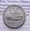 NL* ROMA CITTA' DEL VATICANO Papa PIO XI 5 Lire ARGENTO 1933-34 come da foto