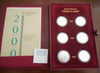 NL* ITALIA SERIE COMPLETA VERSO IL 2000 3 Trittici Argento 1998 199 2000 FDC set