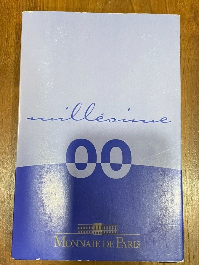 NL* FRANCIA Monnaie de Paris Coffret 2000 8 Valori IN EURO FONDO SPECCHIO PROOF
