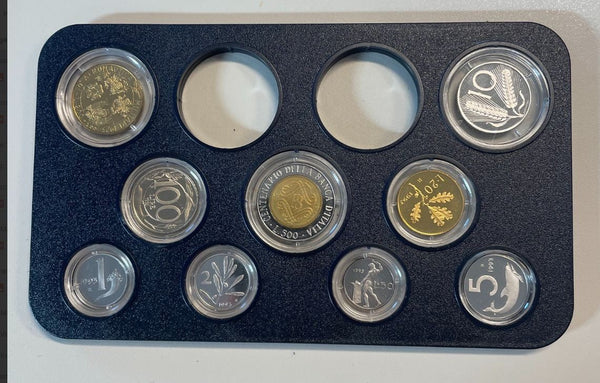 NL* ITALIA Divisionale 1993 9 VALORI senza monete in Argento - PROOF