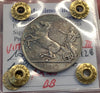 NL* VEIII 10 LIRE Argento BIGA 1928 1 rosetta RARO BB Perizia Filisina *2