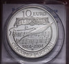 NL* ITALIA 10 EURO Argento 2004 PUCCINI MADAMA BUTTERFLAY PROOF oblo' protettivo