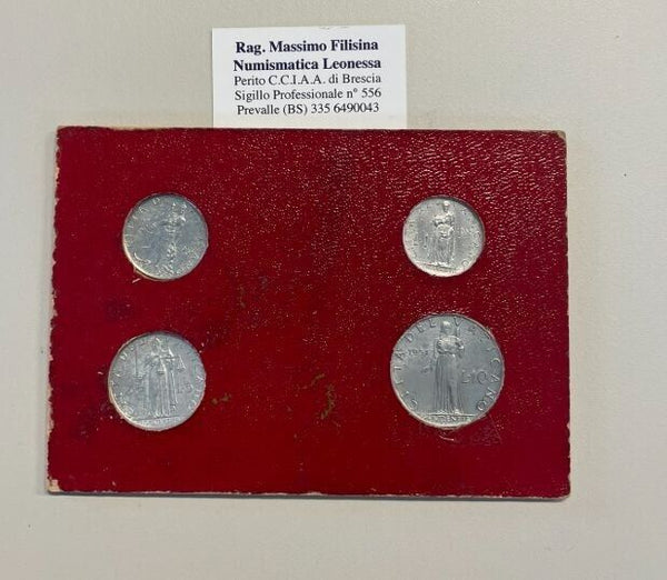 NL* ROME POPE PIUS XII Series 1951 4 VALUES 10 5 2 1 LIRA Fdc in mint set