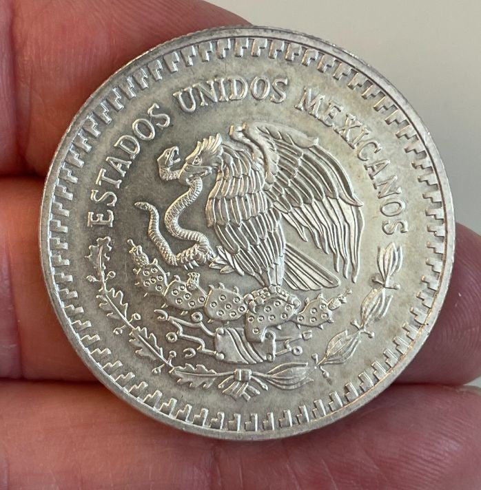 NL* MESSICO MEXICO 1 ONCIA ARGENTO PURO 1992 1 Silver Pure OZ * NL
