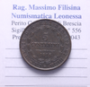 NL* SAVOIA CARLO FELICE 3 CENTESIMI Rame 1826 TORINO come da foto