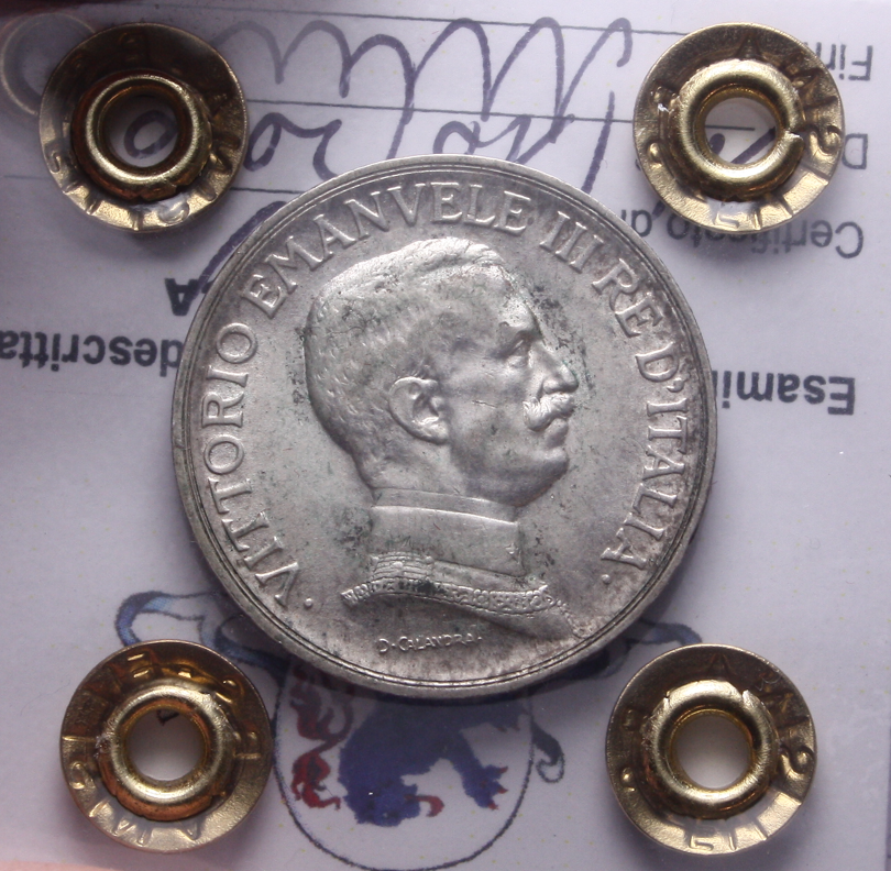 NL* VEIII 1 LIRA ARGENTO 1917 QUADRIGA BRIOSA SPL+ Perizia Filisina Massimo