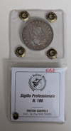 NL* VEII 2 LIRE ARGENTO STEMMA 1863 NAPOLI SPL+ Perizia Sintoni Gabriele