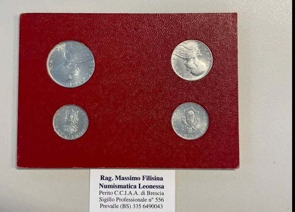 NL* ROME POPE PIUS XII 1953 Series 4 VALUES 10 5 2 1 LIRA FDC in mint set * 1