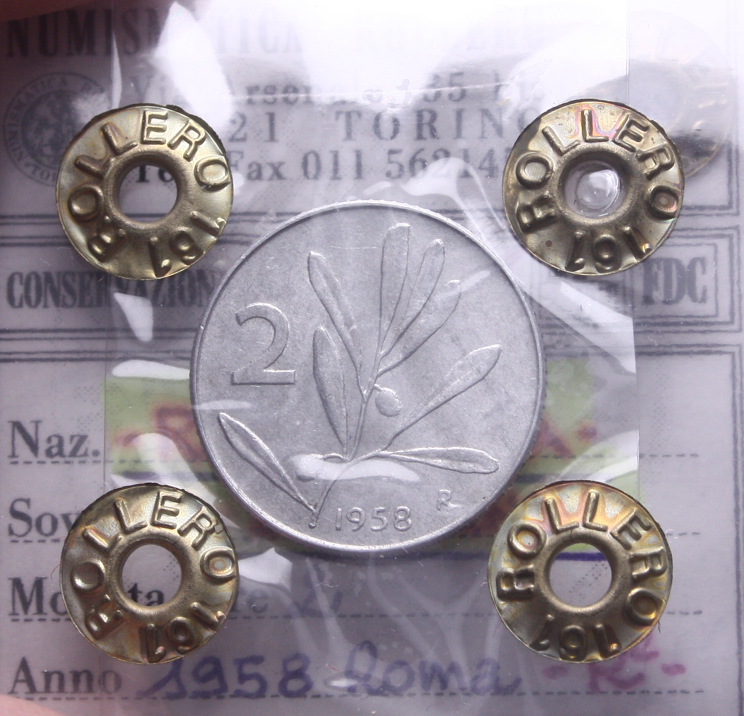 NL* Italia 2 LIRE ULIVO 1958 MOLTO RARA R2 BB/SPL Perizia Rollero Piero