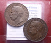 NL* VEIII RE D'ITALIA Lotto 2 pezzi 10 CENTESIMI 1911 CINQUANTENARIO SUPER cons.