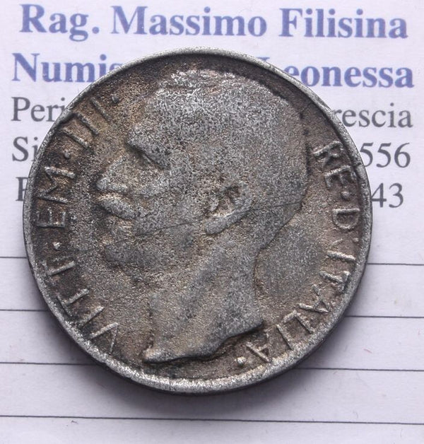 NL* ITALIA VEIII 10 LIRE BIGA 1927 FALSO D'EPOCA grammi 6,90 molto interessante