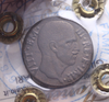 NL*VEIII 5 CENTESIMI BR. IMPERO 1943 XXI CONIO STANCO RARA FDC Perizia Monetaio