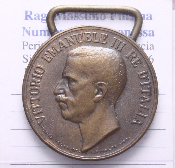 NL* VEIII Medaglia Bronzo UNITA' D'ITALIA 1848-1918 Nelli Rivalta