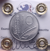 NL* Italia Repubblica 10 LIRE 1991 ASSE RUOTATO 180° FDC Perizia Filisina