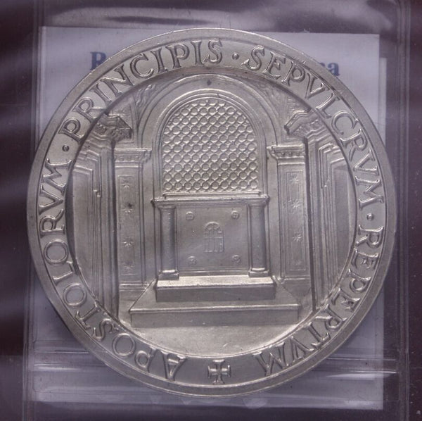 NL* ROME PIUS XII Annual Silver Medal 1952 XIV ST. PETER'S TOMB RR