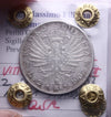 NL* VEIII 2 LIRE ARGENTO AQUILA SABAUDA 1907 QSPL  Perizia Filisina Massimo