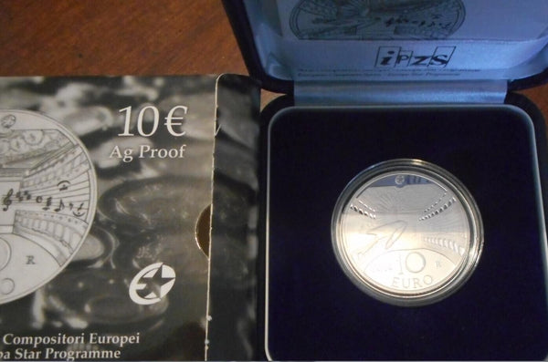 NL * ITALY 10 EURO Silver 2014 GIOACCHINO ROSSINI PROOF Mint Set