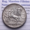 NL* VEIII Italia 2 LIRE ARGENT0 1915 QUADRIGA BRIOSA ottima come da foto