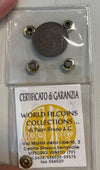 NL* VEIII RE D'ITALIA 2 CENTESIMI VALORE 1907 MOLTO RARA SPL/SPL+ Perizia Paier