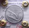 NL* Italia Repubblica 10 LIRE 1975 CONIO STANCO FDC Perizia Filisina Massimo