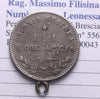 NL* UMBERTO I COLONIA ERITREA 1 LIRA Argento 1890 Zecca Roma con appicagnolo