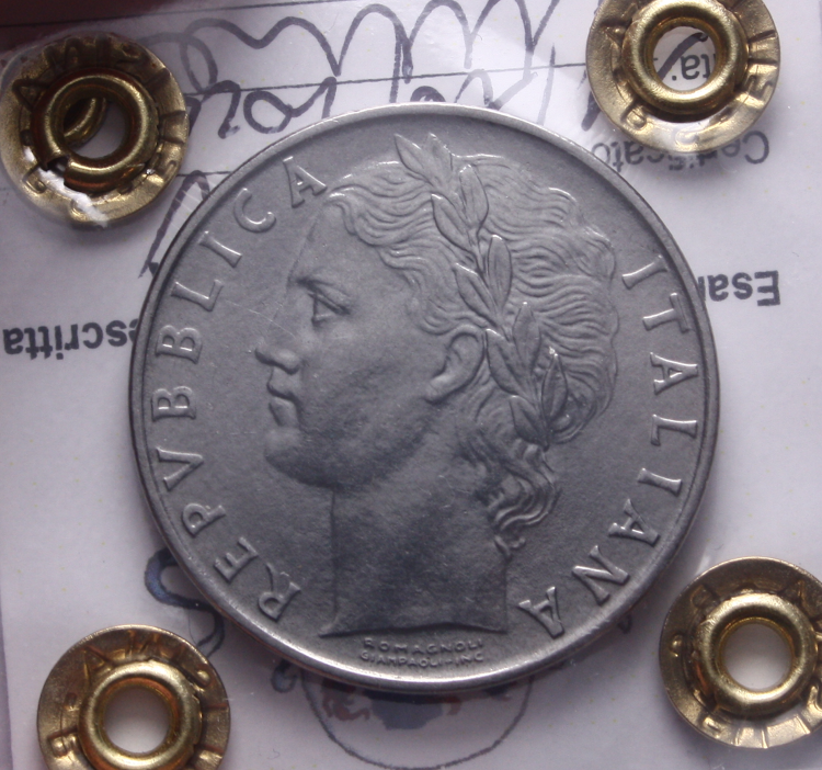 NL* Italia Repubblica 100 Lire MINERVA 1956 FDC Perizia Filisina Massimo