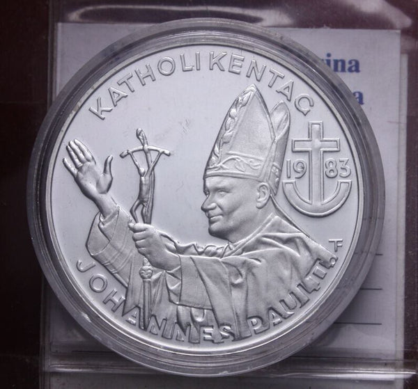 NL* AUSTRIA OSTERREICH 500 SHILLING SILVER 1983 FDC in protective display case