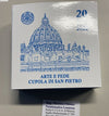 NL* VATICANO FRANCESCO 20 EURO Rame 2022 ARTE E FEDE CUPOLA SAN PIETRO Proof FS