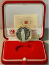 NL* VATICANO Papa GP II 5 Euro ARGENTO 2004 DOGMA IMMACOLATA CONCEZIONE Proof