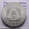 NL* D.D.R.  EST GERMANY 20 DM SILVER 1973 AUGUSTO BEBEL FDC - Unc