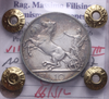 NL* VEIII 10 LIRE Argento BIGA 1927 BB/SPL ** 2 rosette Perizia Filisina Massimo