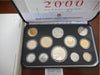 NL* ITALIA Divisionale 2000 GIORDANO BRUNO con 500/1000 LIRE Argento PROOF