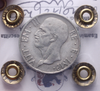 NL* VEIII 5 LIRE ARGENTO FECONDITA' 1937 XV RARA BB/QSPL Perizia Filisina