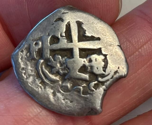 NL* SPAGNA FILIPPO V 2 REALES ARGENTO 1745 Zecca di Potosi Bolivia