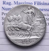 NL* VEIII ITALIA 2 LIRE ARGENTO 1912 QUADRIGA VELOCE come da foto