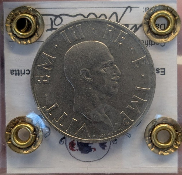 NL* VEIII Italia 2 LIRE IMPERO 1936 XIV RARA BB/SPL Perizia Filisina Massimo *