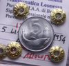 NL* Italia Repubblica 5 LIRE DELFINO 1954 FDC ASSOLUTO Perizia Filisina Massimo