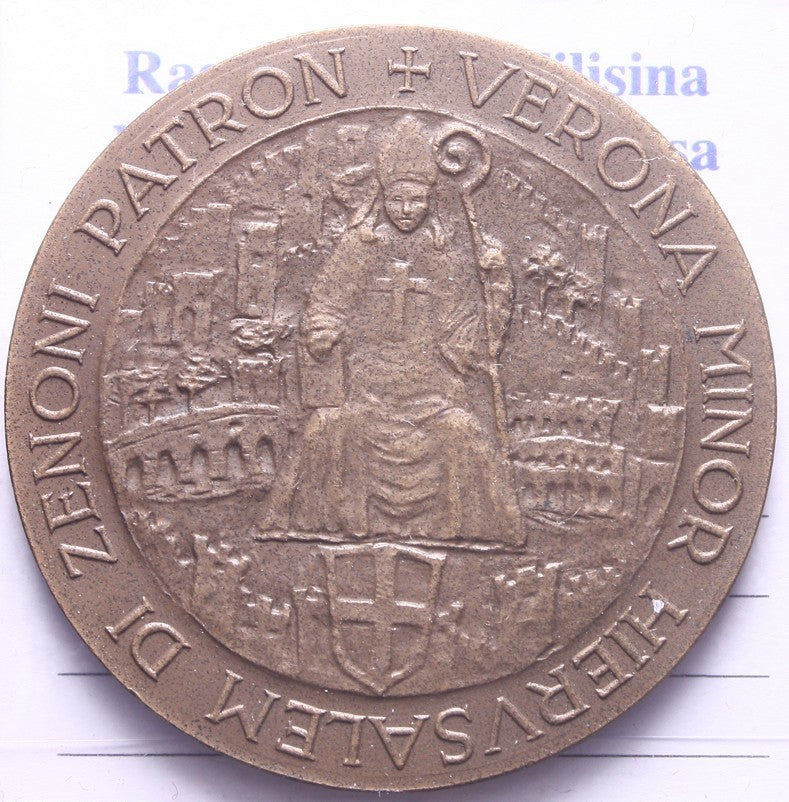 NL* VERONA Medaglia Bronzo PRIMA RAPPRESENTAZIONE DELL'AIDA 1913-1953 Johnson