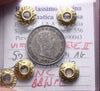 NL* SARDEGNA VEII 50 CENTESIMI Argento 1860 Milano BB/SPL Perizia Filisina M.