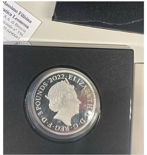 EN* GB ELISABETTA II British Monarch KING JAMES I 2022 2 OZ SILVER PROOF SET