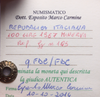 NL* Italia Repubblica 100 LIRE MINERVA 1967 qFDC/FDC Perizia Esposito Marco
