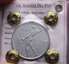 NL* Italia 50 Lire VULCANO 1958 RARO SPL Perizia DEL PUP Andrea