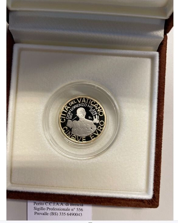 NL* VATICANO PAPA FRANCESCO I 5 Euro  2023 DON LORENZO MILANI  PROOF SET