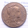 NL* FRANCIA 10 CENTIMES 1914 MARIANNA eccellente con rame rosso